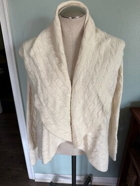 Lauren Ralph Lauren Lambs Wool Rabbit Hair Blend Shrug Sweater Size Small/Medium